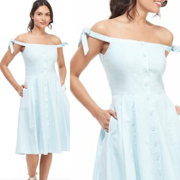 Last stock! New GAL MEETS GLAM Linen Cotton dress - Picture 7 of 16